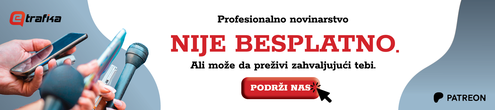 Patreon - Novinarstvo nije besplatno